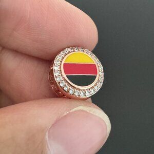 Pandora GERMANY Flag Bead Charm Travel Charm